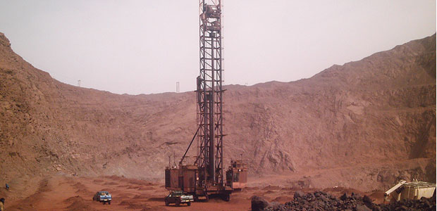 Drilling for oil in Mali.