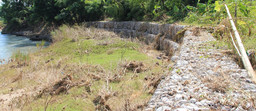 A riverbank management site in Chantal, Haiti, where the United Nations Development Programme (UNDP) helped construct walls to protect communities from hurricane impacts (Photo: UNDP, Creative Commons via Flickr)