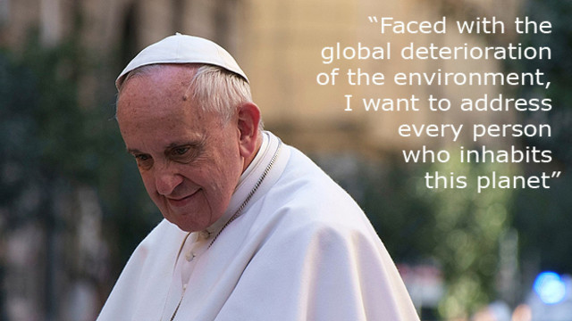Pope Francis is providing global leadership in the battle to take action on climate change (Photo: Raffaele Esposito, Creative Commons, via Flickr)